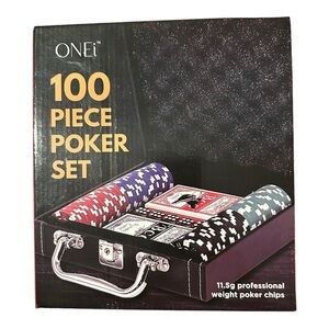 ONEi 100 Piece Poker Set NIB‎